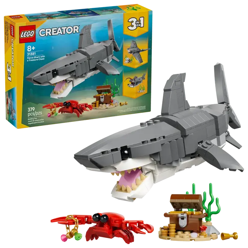 Lego creator - Le redoutable requin et le coffre au trésor