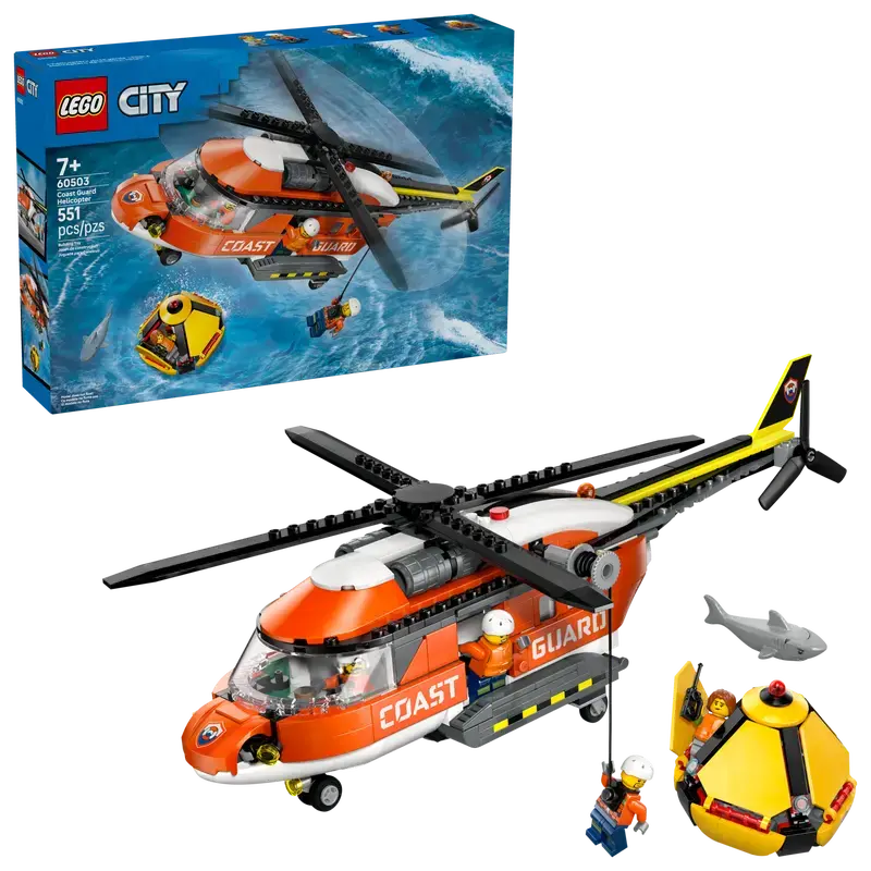 LEGO City - L'hélicoptère des garde-côtes