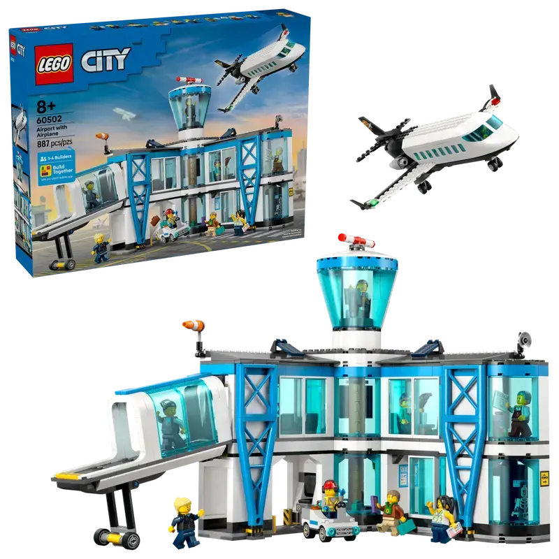  LEGO City - L’aéroport et l’avion