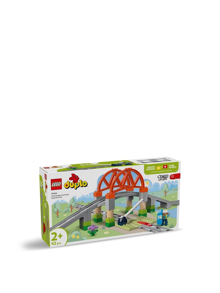  DUPLO - Set d'extension : Les rails et le pont du train