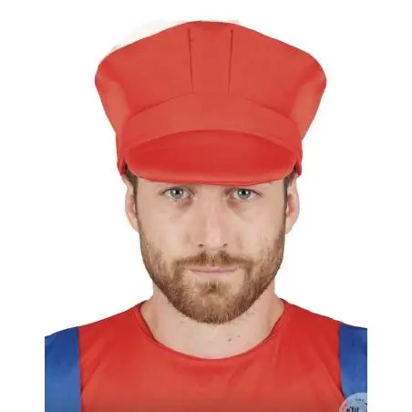  Casquette de plombier - adulte - rouge