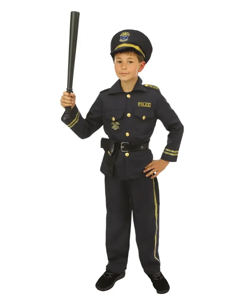  Costume policier - enfant - 3/4 ans
