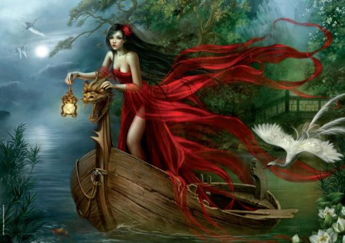 Heye puzzle 1000p Swan gris ortega