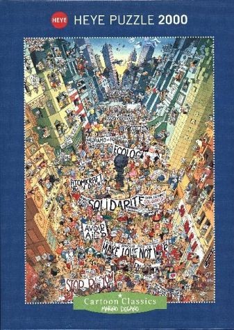 Heye puzzle 1000pcs Protest comics 