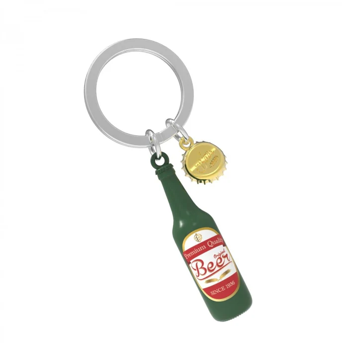 Porte clés - bouteille de bière
