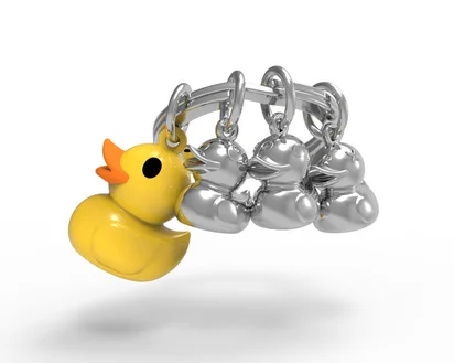 Porte clés - Famille canard 