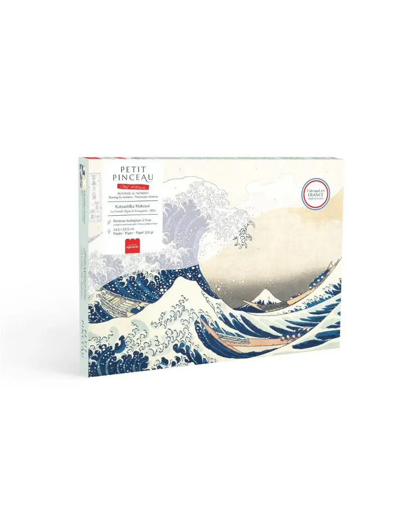  Coffret peinture au numéro - La grande vague de Kanagawa Katsushika Hokusai