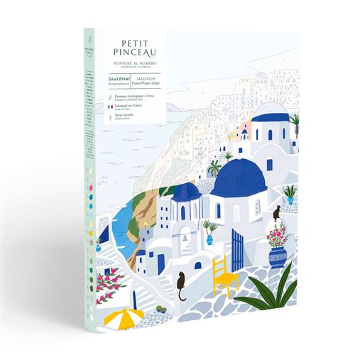  Coffret peinture au numéro - Santorin 