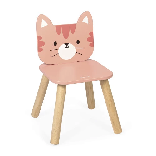 Chaise Enfant Chat (bois) 