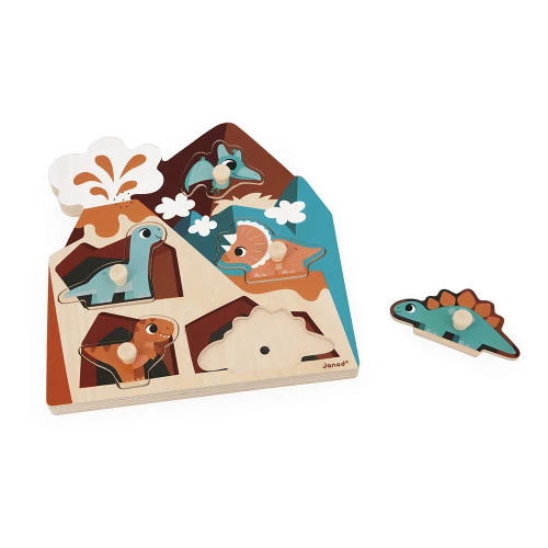 Puzzle Sonore Dino 5 pièces