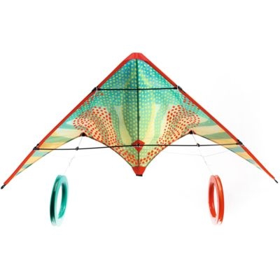 Stunt kite vert-jaune