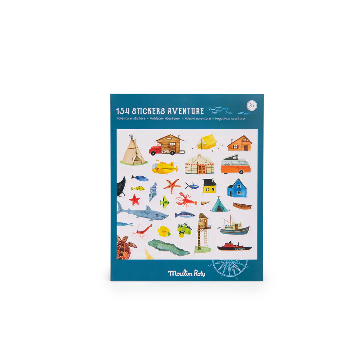 Le jardin du Moulin - Pochette stickers - L'explorateur