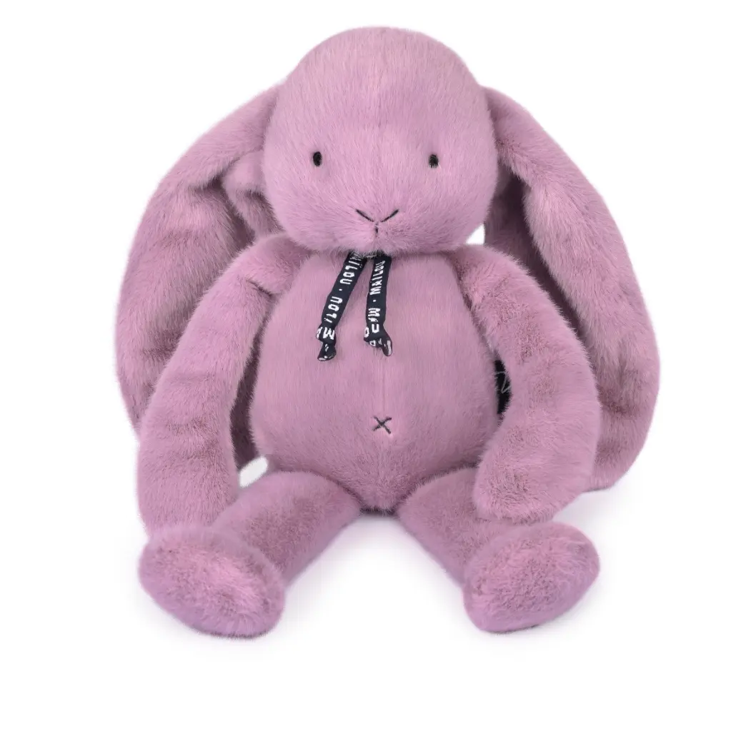 Maïlou - lapin Méloé parme guimauve 37 cm