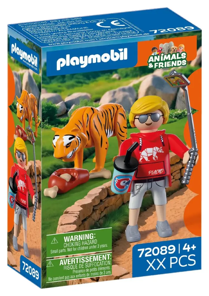 72089 - Tigre et visiteur 