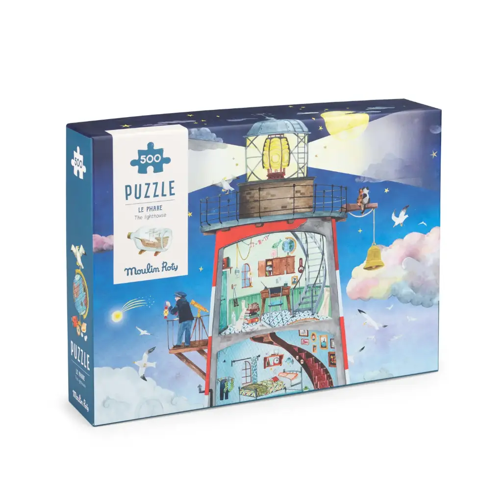 Puzzle Phare (500 pièces) - L'Explorateur - Le Jardin du Moulin