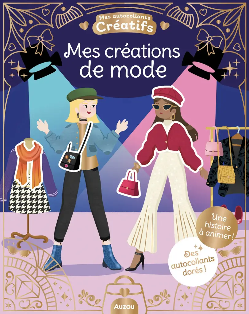MES 500 AUTOCOLLANTS CRÉATIFS - MES CRÉATIONS DE MODE
