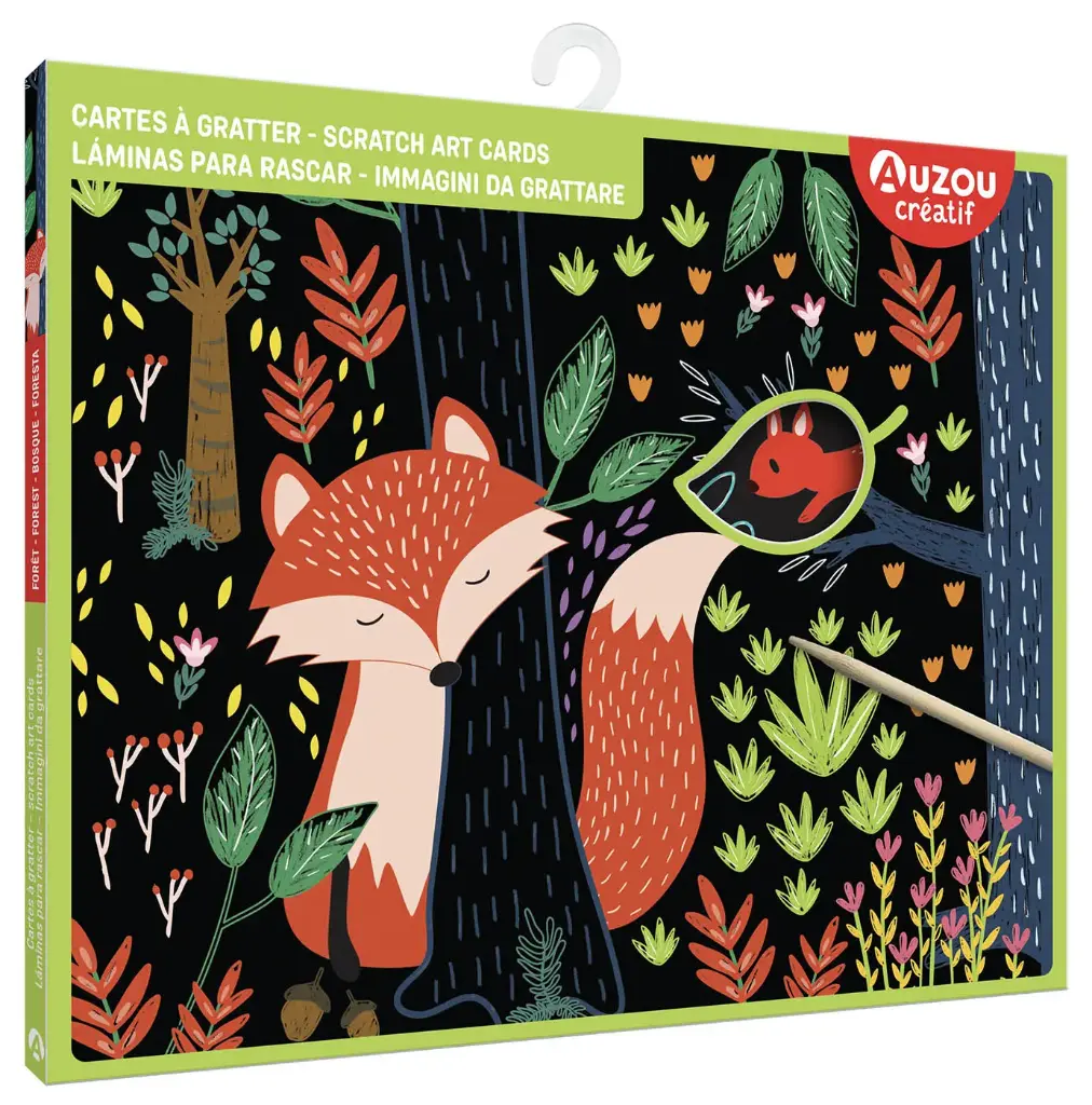 MA POCHETTE D'ARTISTE - CARTES À GRATTER - FORÊT