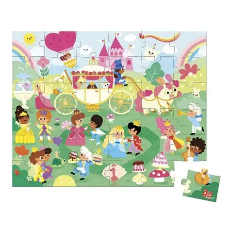 Puzzle 36 pcs - Les princesses