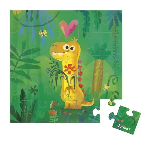 CARTE PUZZLE DINO