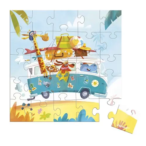 CARTE PUZZLE - Road trip