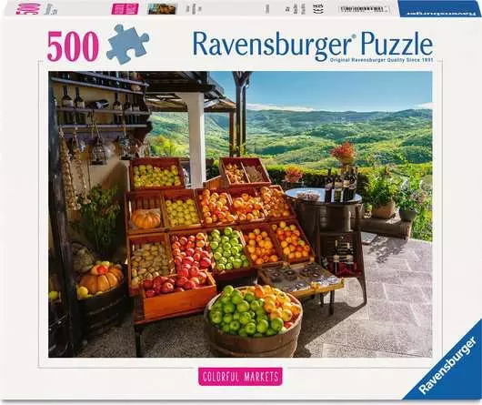 Puzzle 500p - Marché fruits légumes