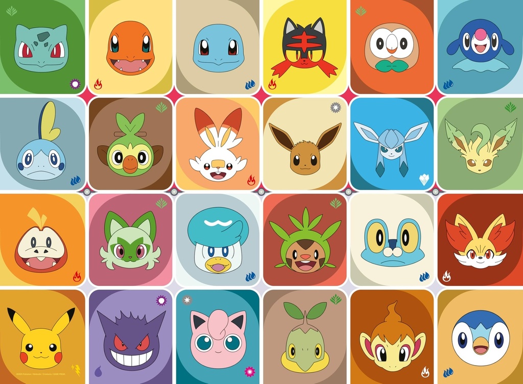 Ravensburger puzzle enfant - Pokémon - à partir de 6 ans (100 pièces)