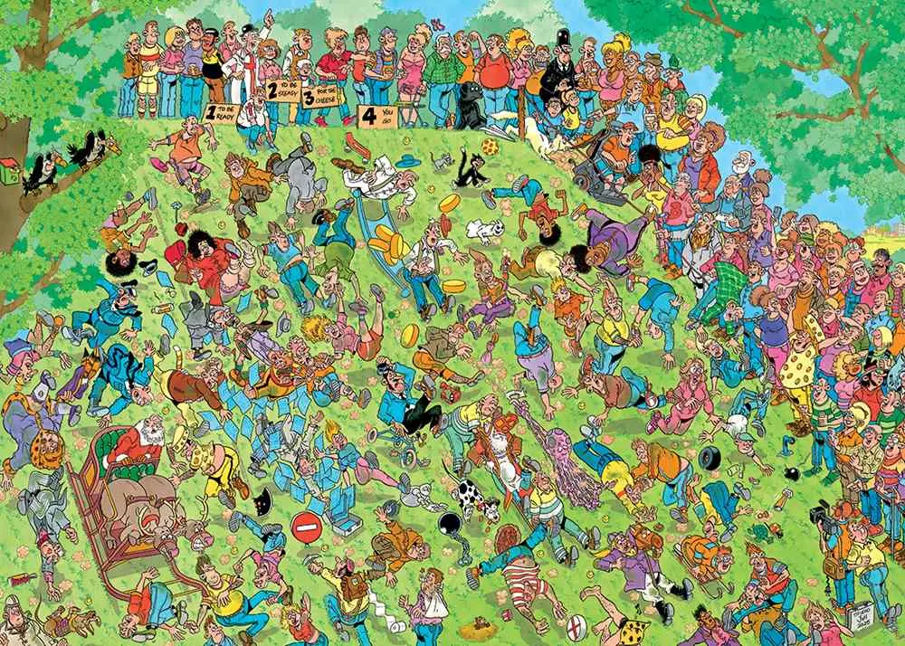 Puzzle JVH  1000 pièces - Attrapez le fromage ! 