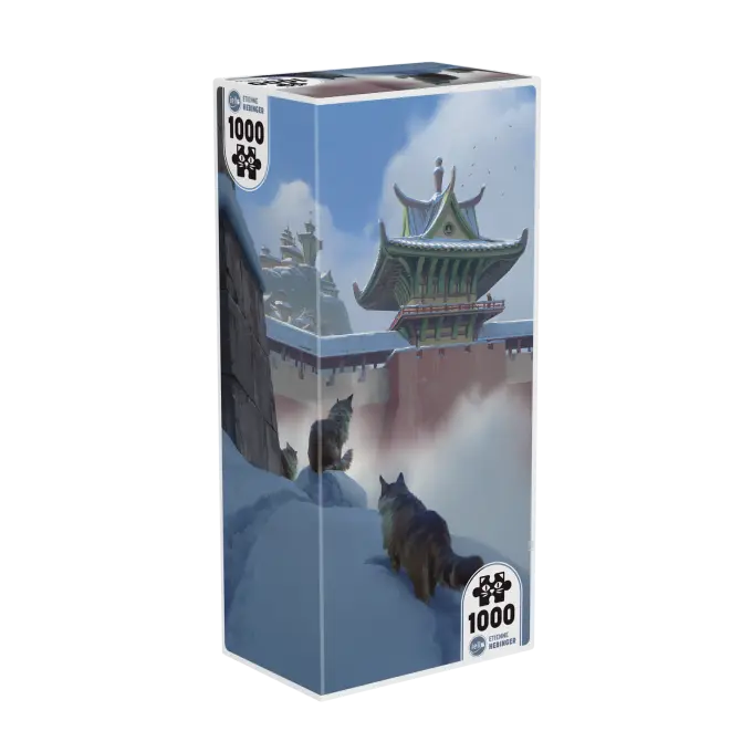 Puzzle Universe - 1000p: Cat in the snow