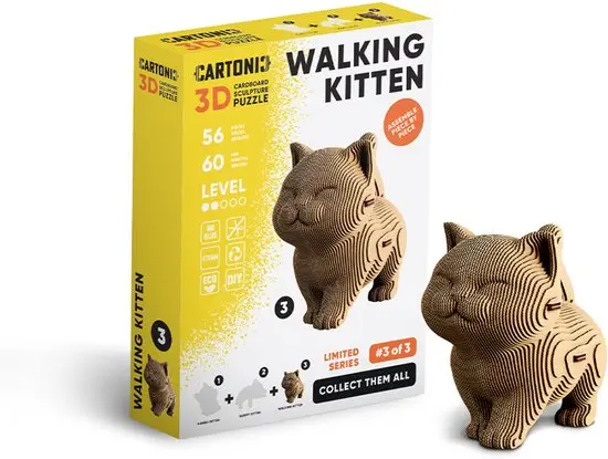 Cartonic 3D Puzzle Chat qui marche