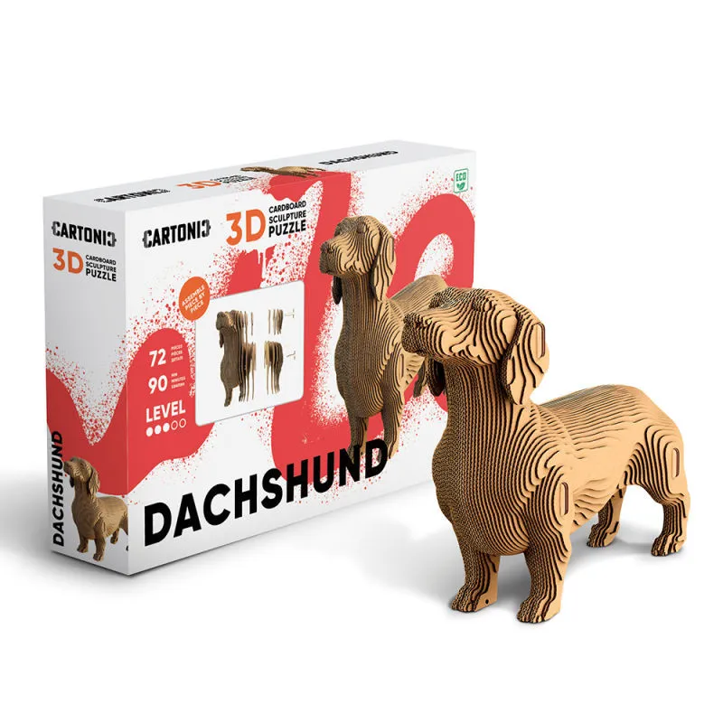 Cartonic 3D Puzzle - Teckel