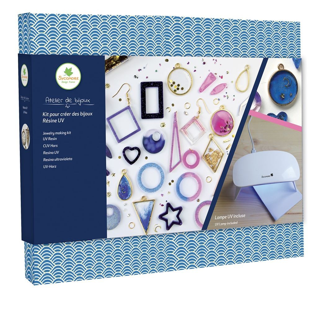 Sycomore - Atelier de bijoux - Kit pour créer des bijoux Résine UV