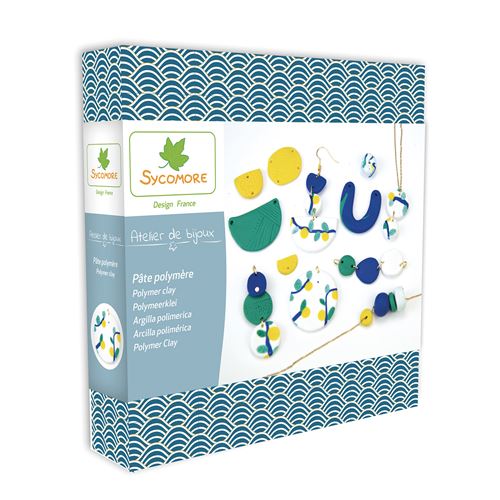 Sycomore - Atelier de bijoux - Kit pour creér des bijoux pâte polymère 