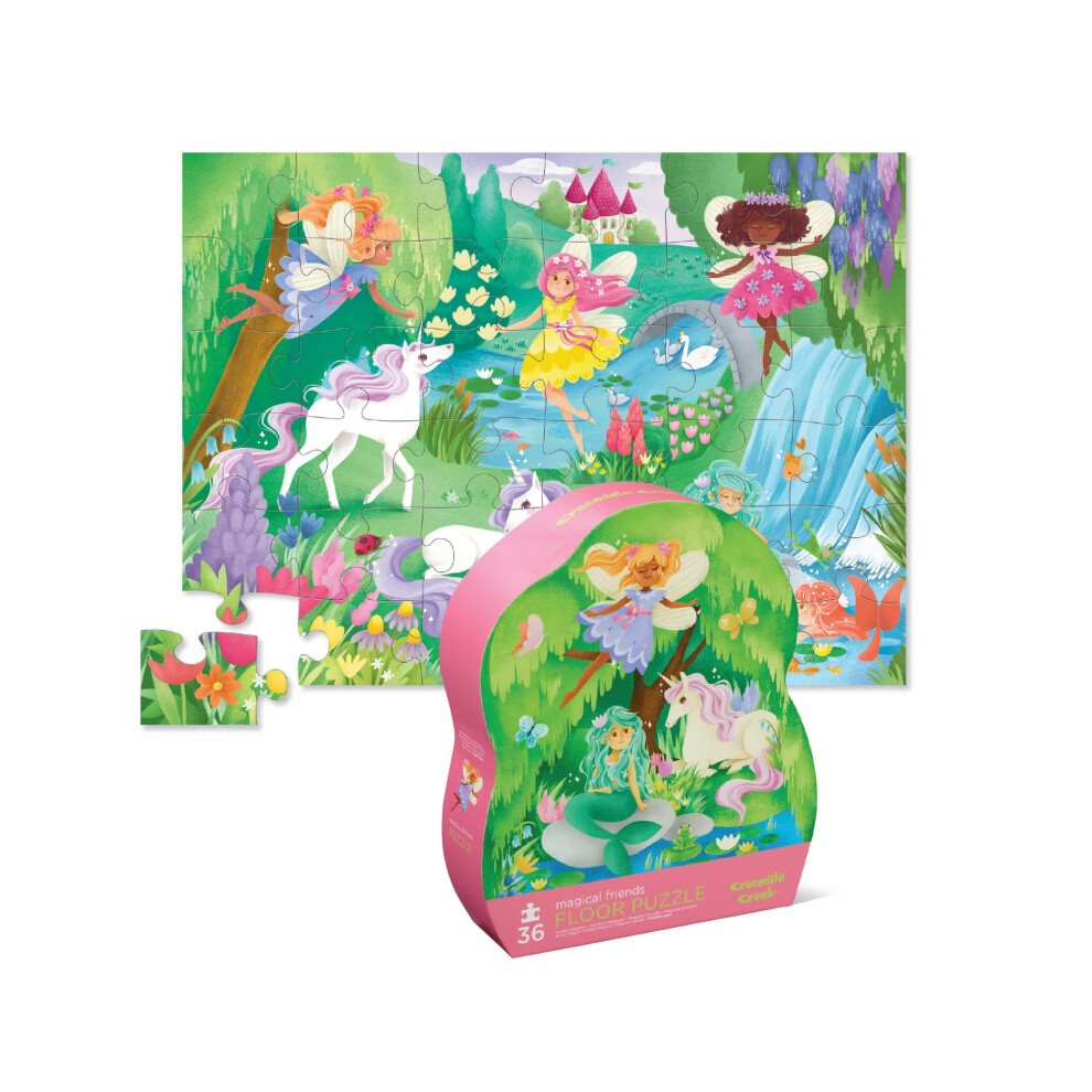 Floor puzzle - Crocodile creek - Les amis magiques