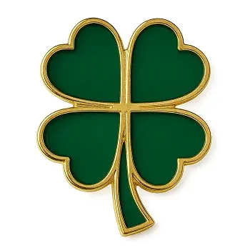 Charm'z - Pin de téléphone portable - Trèfle à 4 feuilles