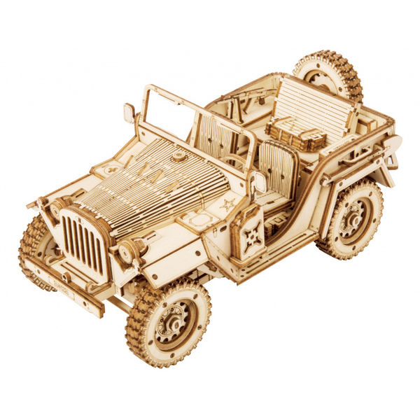 Robotime - Puzzle 3D Voiture de terrain de l'armée 