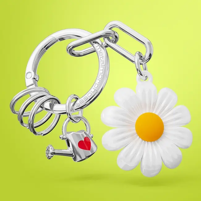 Porte clés - Daisy flower