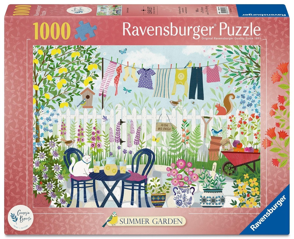 Puzzle Jardin d'été 1000 Pcs