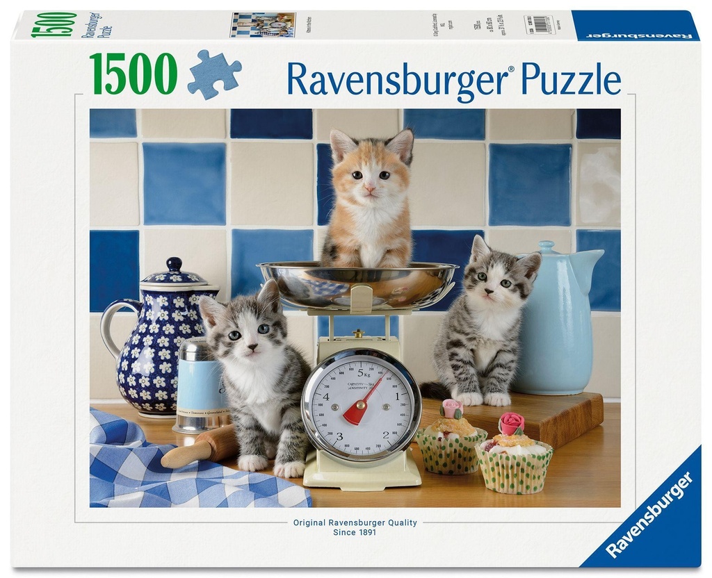Puzzle Chatons dans la cuisine 1500pcs