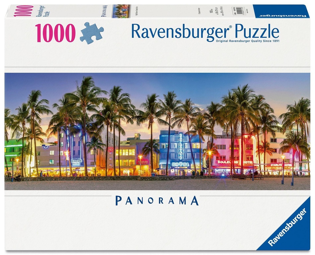  Puzzle Lueur nocturne sur Ocean Drive 1000pcs