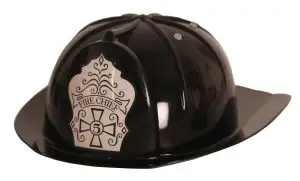 Casque Pompier Noir 