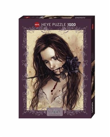 Heye puzzle 1000pc - Dark rose