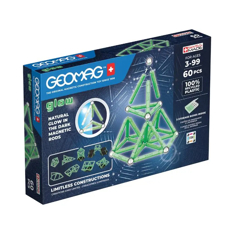 Geomag Glow - 60 Pieces