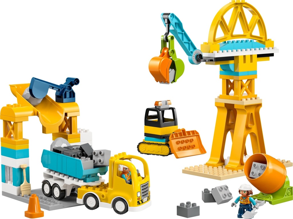 Lego Duplo 10476 - Le chantier et les véhicules de construction 3-en-1