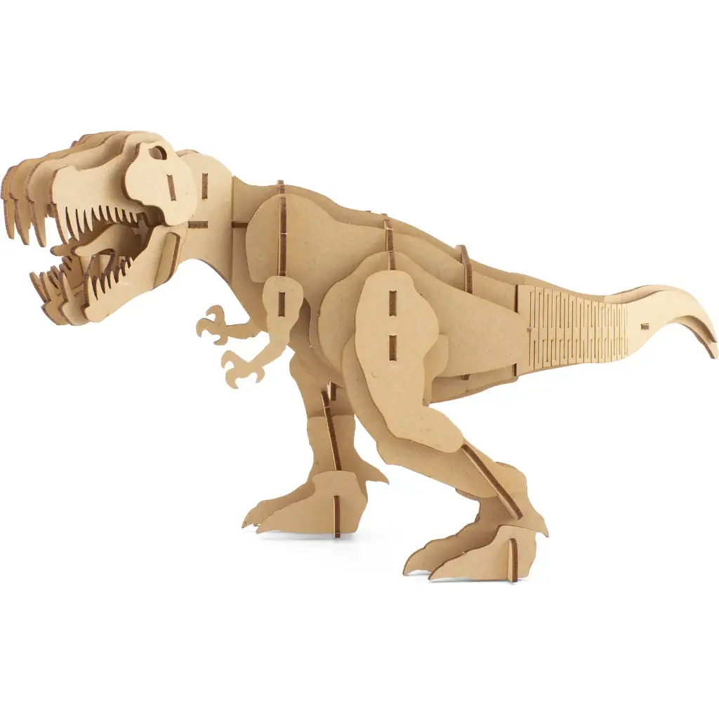 maquette en bois - tyrannosaure rex