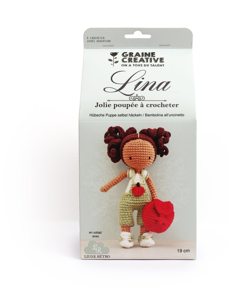 Kit crochet poupée Lina