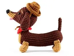 Kit amigurumi - Teckel 180 mm