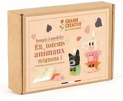 Kit bougies à modeler - Totems animaux