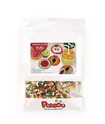 Kit perlou sous verres - Fruits 1500 perles