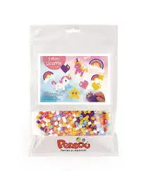 Kit perlou sous verres - Licorne Arc-en-ciel 1000 perles 
