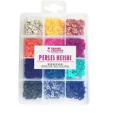 Boite perles Heishi vif